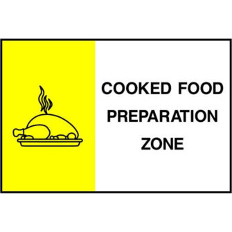 Cooked Food perparation zone