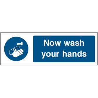 Now wash your hands