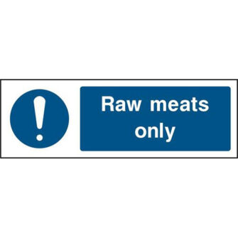 Raw meats only