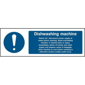 Dishwashing machine Rules