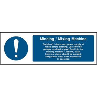 Mincing / Mixing Machin Rules