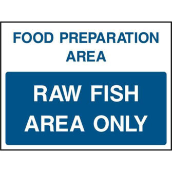 Food preparation area Raw Fish only