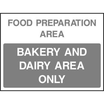 Food Preparation area Bakery and Dairy