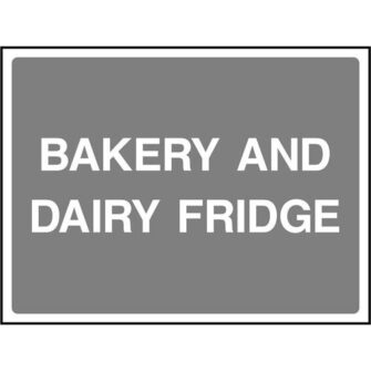 Bakery and Dairy Fridge