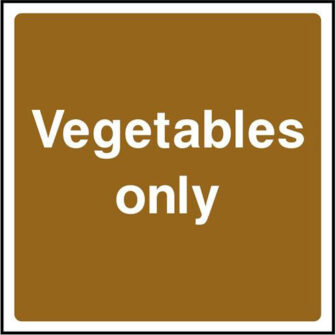 Vegetables only