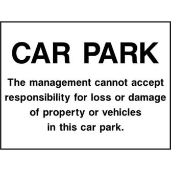 CAR PARK loss or damage of property