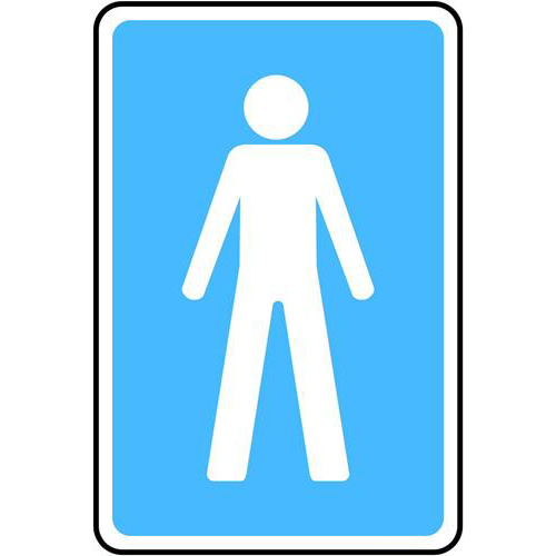 Male Toilet (symbol only) 1 Male Toilet (symbol only)