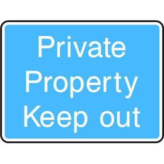 Private Property Keep out