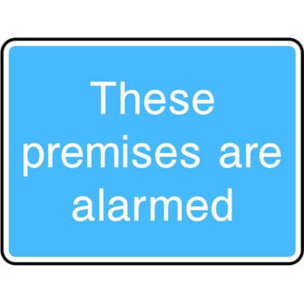 These premises are alarmed
