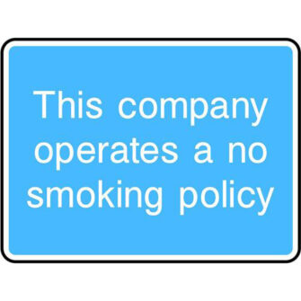 This company operates a no smoking policy
