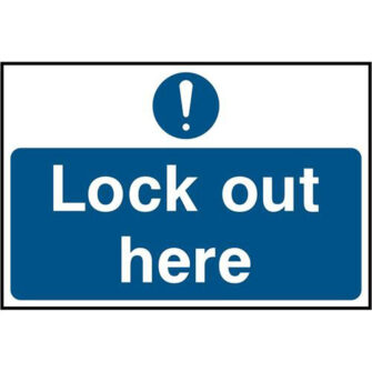 Lock out here