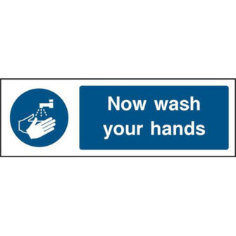 Now wash your hands