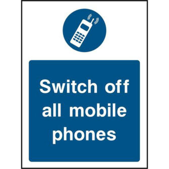Switch off all mobile phones