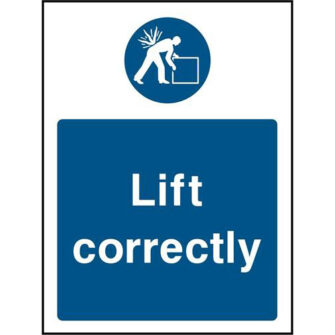 Lift correctly