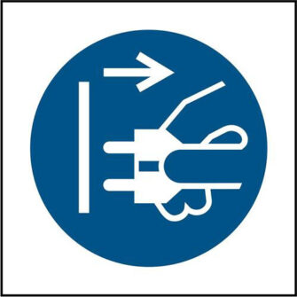 Unplug socket (symbol only)