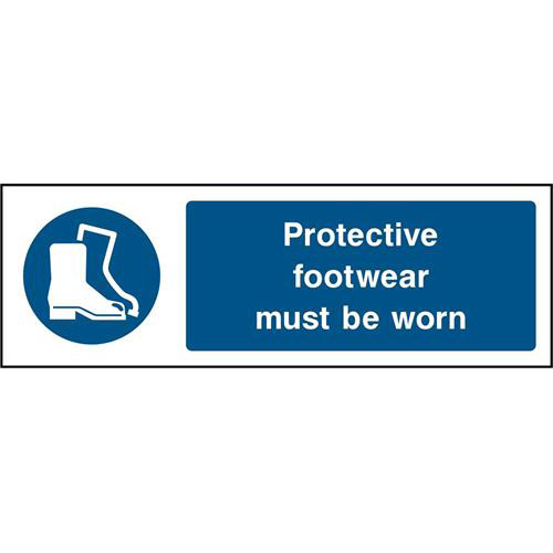 Protective footwear must be worn 1 Protective footwear must be worn
