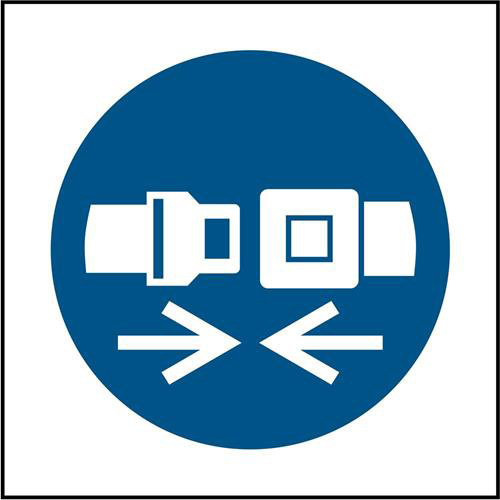 Seat belt (symbol only) 1 Seat belt (symbol only)