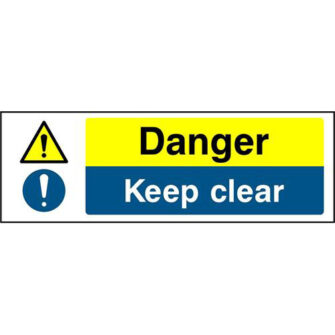 Danger Keep clear