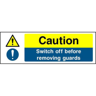 Caution Switch off