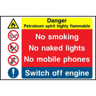 Danger Petroleum spirit