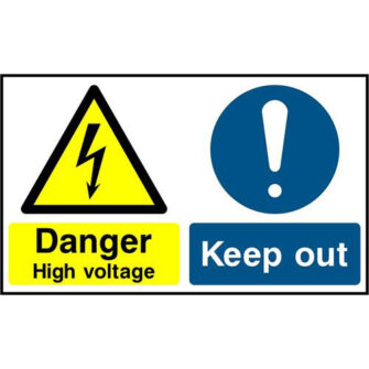 Danger High voltage Keep out