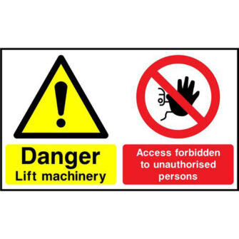 Danger Lift Machine Access
