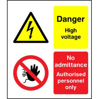 Danger High Voltage No admittance
