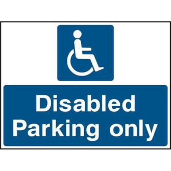 Disabled Parking only