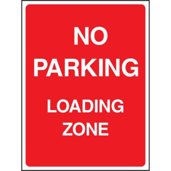 NO PARKING LOADING ZONE