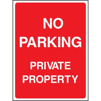 NO PARKING PRIVATE PROPERTY