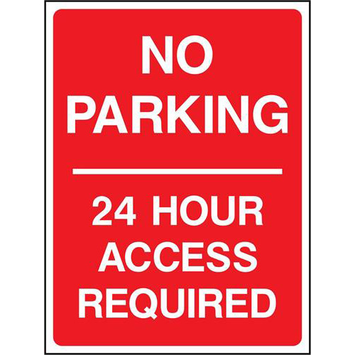 NO PARKING 24 HOUR ACCESS REQUIRED 1 NO PARKING 24 HOUR ACCESS REQUIRED