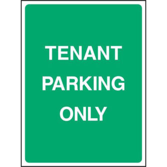 TENANT PARKING ONLY