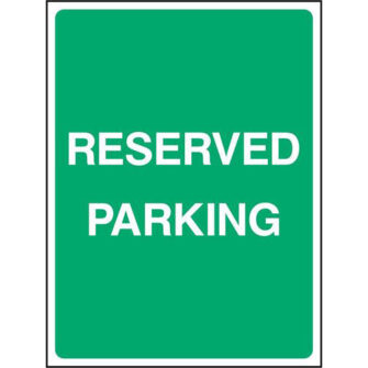 RESERVED PARKING