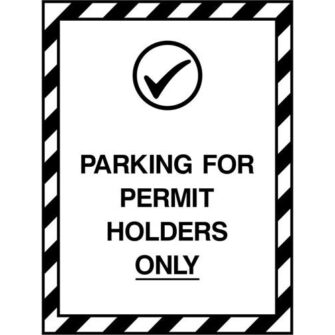 PARKING FOR PERMIT HOLDERS ONLY