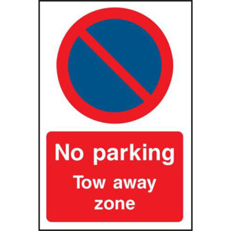 No Parking Tow away zone