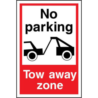 No Parking Tow away zone
