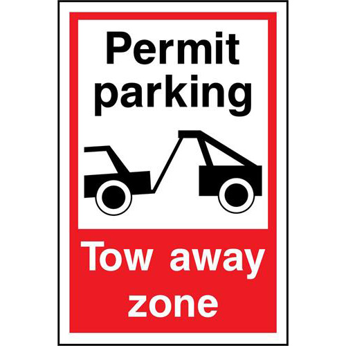 Permit Parking Tow away zone 1 Permit Parking Tow away zone