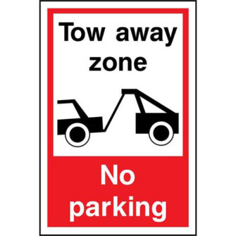 Tow away zone No Parking