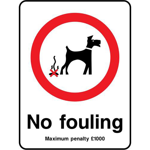 No fouling Maximum penalty £1000 1 No fouling Maximum penalty £1000