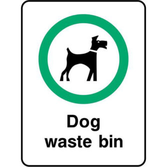 Dog waste bin