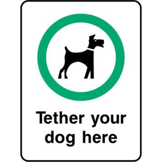 Tether your dog here