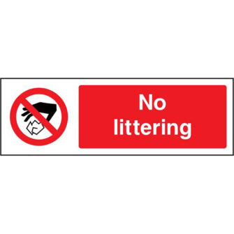 No littering