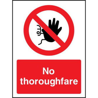 No thoroughfare