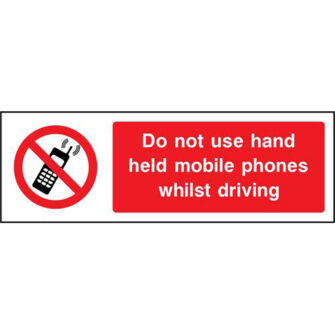 Do not use mobile phones whilst driving