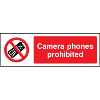 Camera phones prohibited