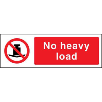 No heavy load