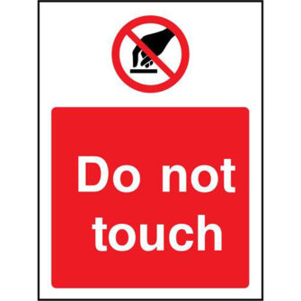 Do not touch