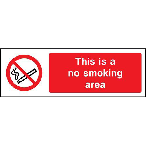 This is a no smoking area 1 This is a no smoking area