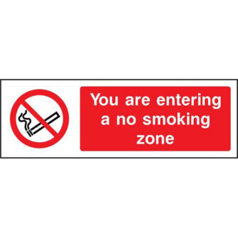You are entering a no smoking zone