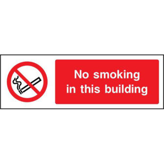 No smoking in this building